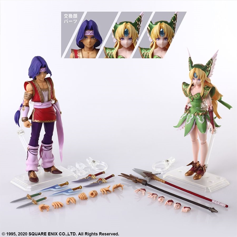 Trials of Mana - Hawkeye & Riesz Bring Arts/Product Detail/Figurines