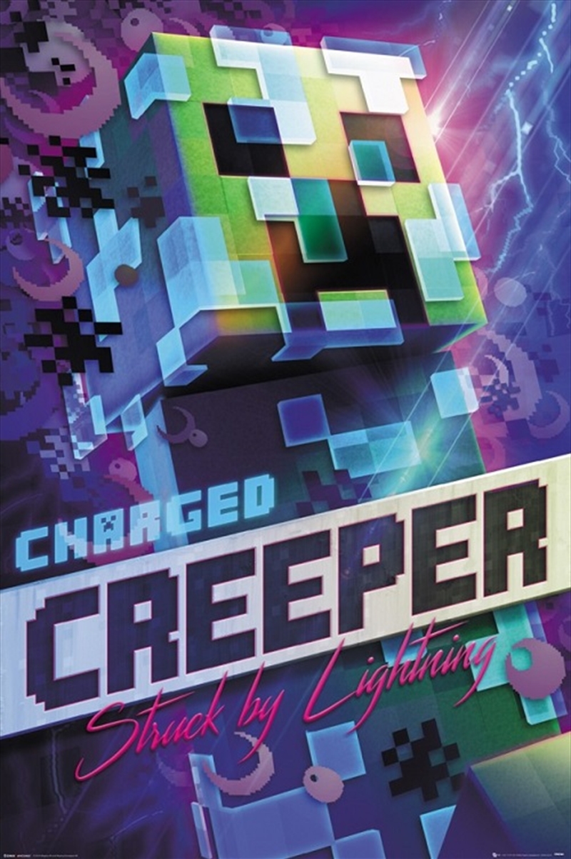 Minecraft Charged Creeper/Product Detail/Posters & Prints