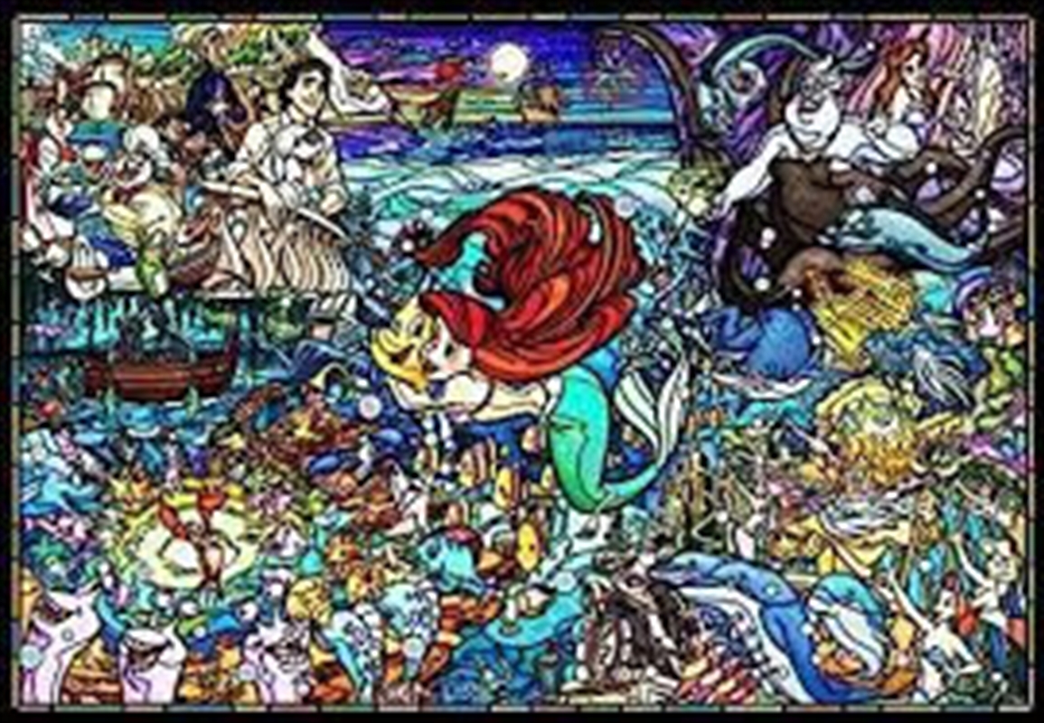Tenyo Puzzle Disney the Little Mermaid Story Stained Glass Puzzle 1,000 pieces/Product Detail/Film and TV