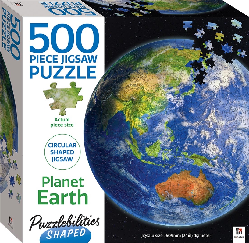 Puzzlebilities Shaped 500 Piece Jigsaw - Planet Earth/Product Detail/Education and Kids