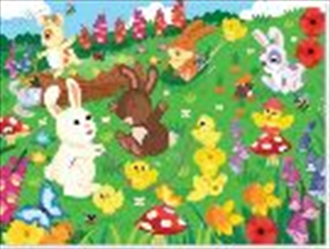 Springtime Bunnies 45 Piece Puzzle/Product Detail/Education and Kids