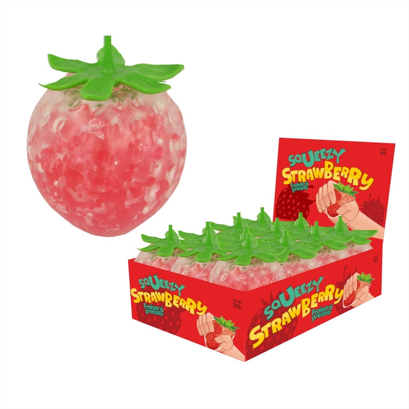 Squeezy Bead Strawberry/Product Detail/Stress & Squishy