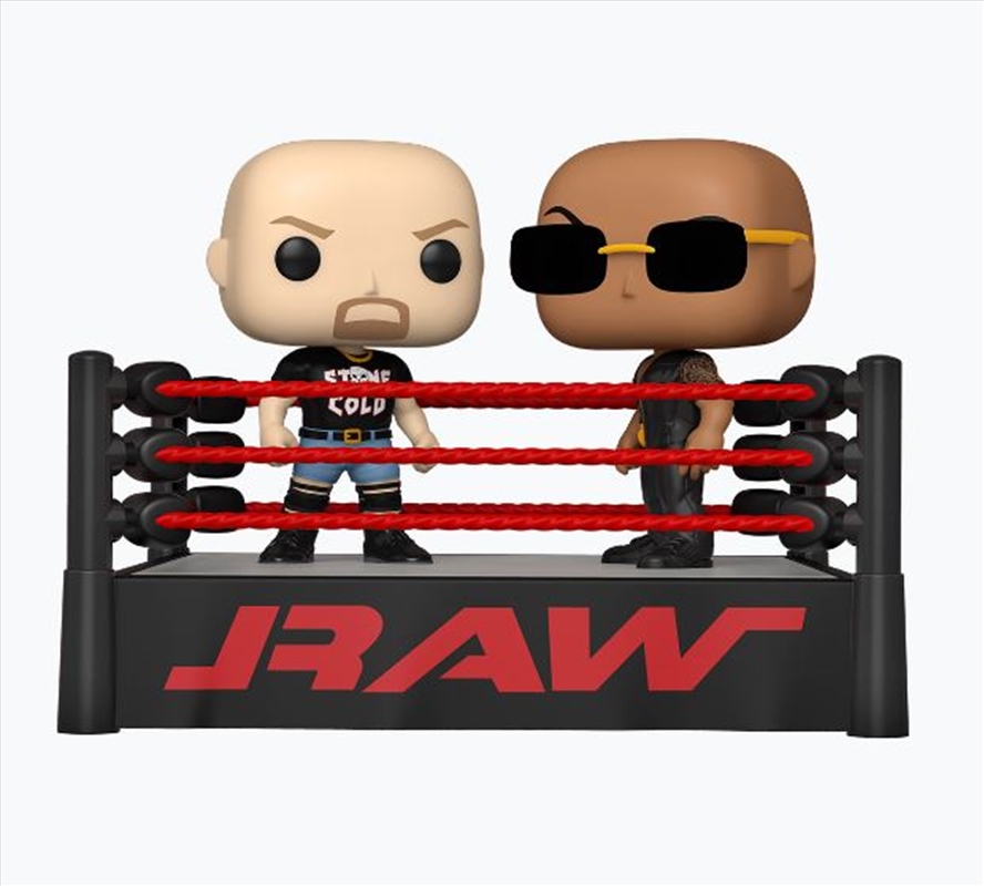 WWE - The Rock v Stone Cold Wrestling Ring MM Pop!/Product Detail/Sport