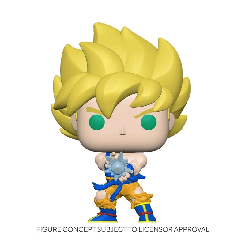 Dragon Ball Z - Super Saiyan Goku with Kamehameha Wave Glow US Exclusive Pop! Vinyl [RS]/Product Detail/TV