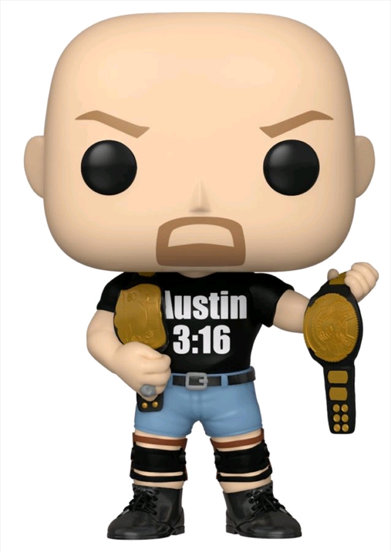 WWE - Stone Cold Steve Austin 3:16 shirt with 2 Belts US Exclusive Pop! Vinyl [RS]/Product Detail/Sport