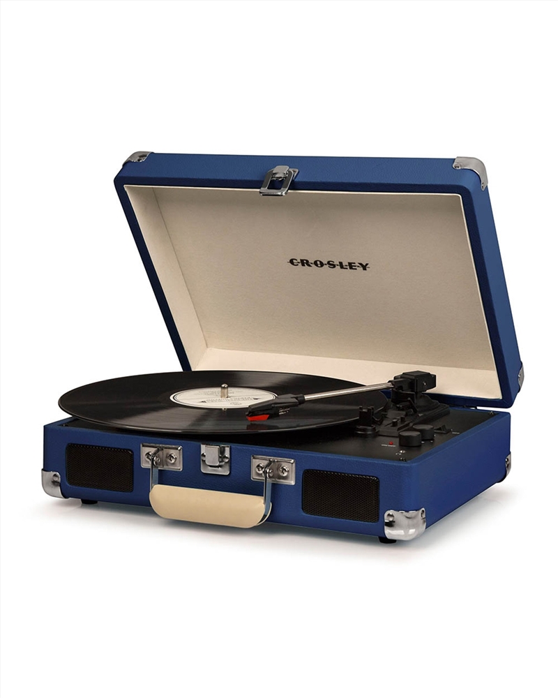 CROSLEY Cruiser Deluxe Portable Turntable - Blue | Merchandise