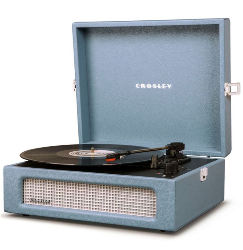 Crosley Voyager Portable Turntable - Washed Blue | Hardware Electrical