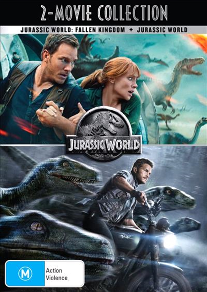 Jurassic World / Jurassic World - Fallen Kingdom | 2 Movie Franchise Pack | DVD