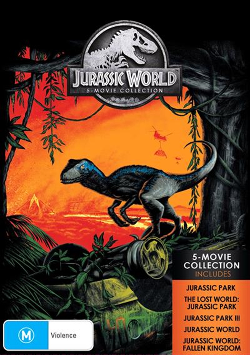 Jurassic Park / Jurassic Park - The Lost World / Jurassic Park III / Jurassic World / Jurassic World | DVD