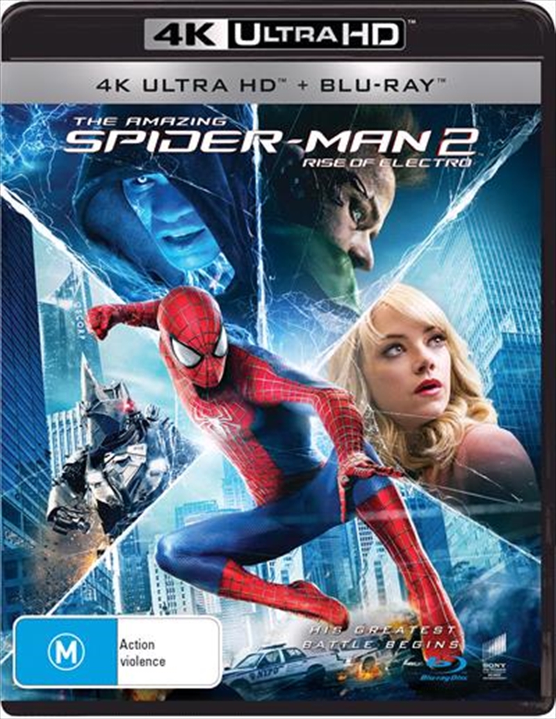 Amazing Spider-Man 2 - Rise Of Electro  Blu-ray + UHD, The/Product Detail/Action