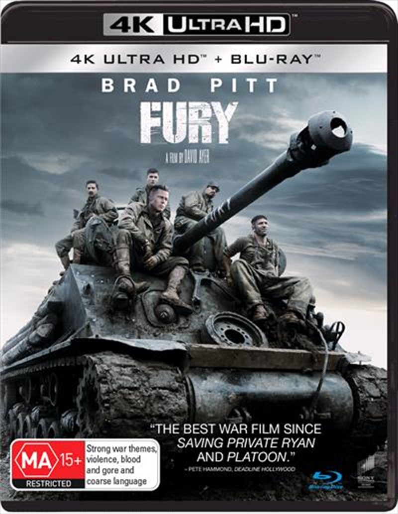 Fury  Blu-ray + UHD/Product Detail/War