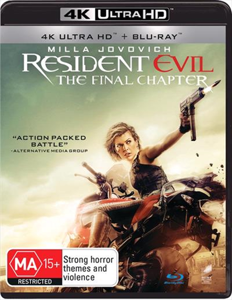 Resident Evil - The Final Chapter  Blu-ray + UHD/Product Detail/Horror