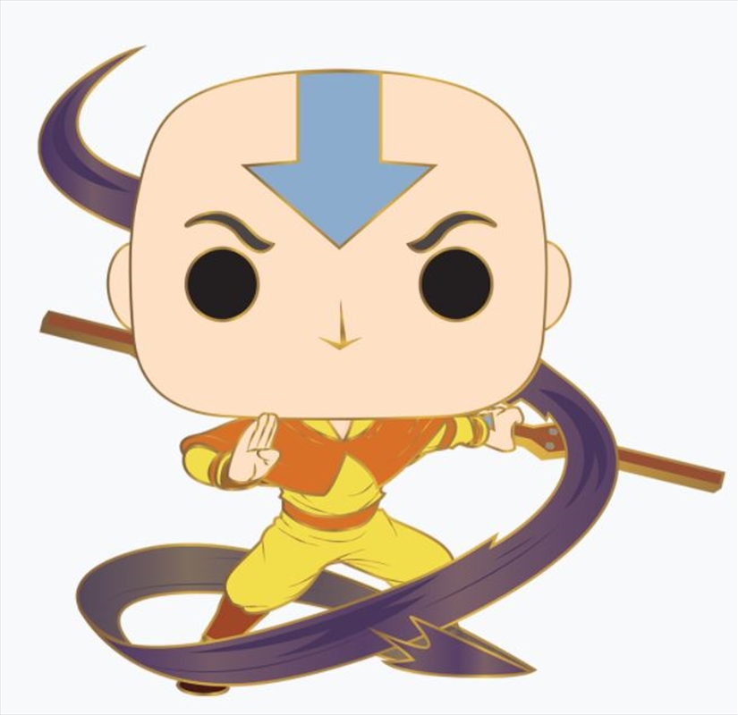 Avatar The Last Airbender - Aang 4" Pop! Enamel Pin/Product Detail/Buttons & Pins
