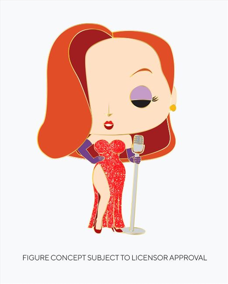 Roger Rabbit - Jessica Rabbit 4" Pop! Enamel Pin/Product Detail/Buttons & Pins