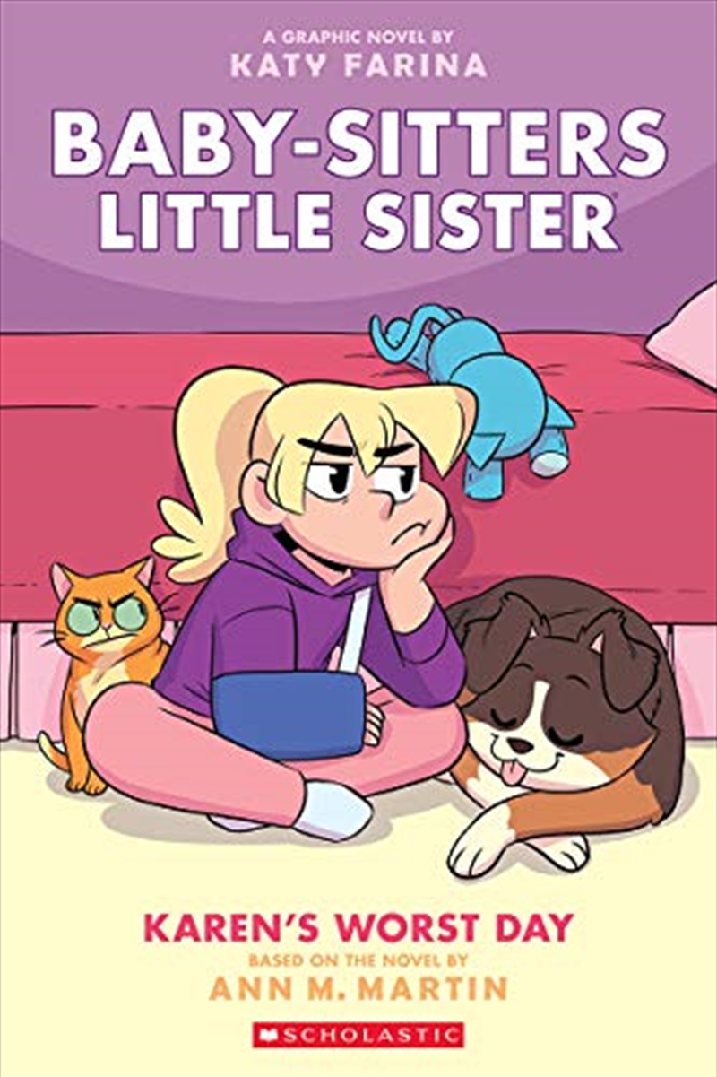 Karen's Worst Day (Baby-sitters Little Sister Graphic Novel #3) (3) (Baby-Sitters Little Sister Grap | Paperback Book