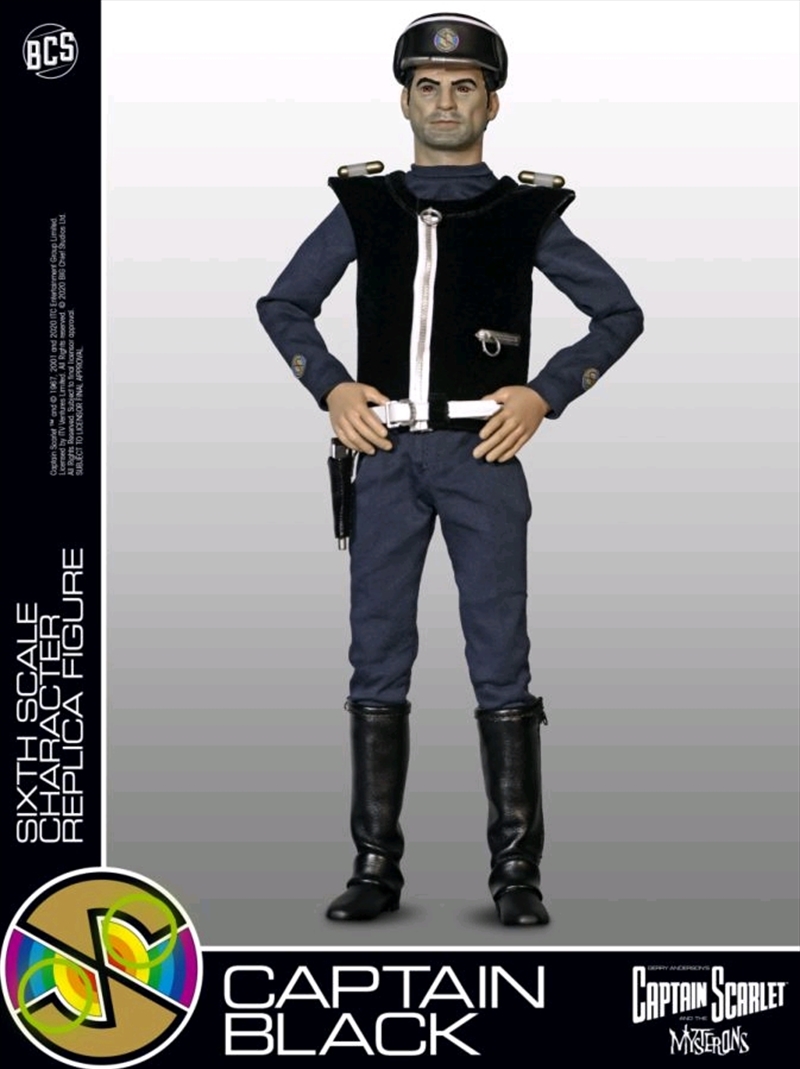 Captain Scarlet - Captain Scarlet Black 1:6 Scale 12" Action Figure/Product Detail/Figurines