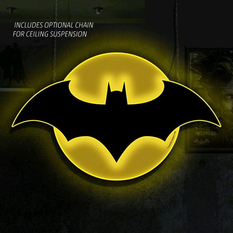 Batman - Logo Large LED Wall Light | Accessories