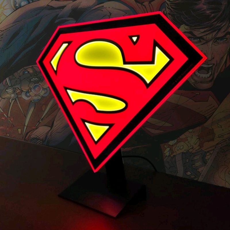 Superman - Logo Regular LED Wall Light | Accessories