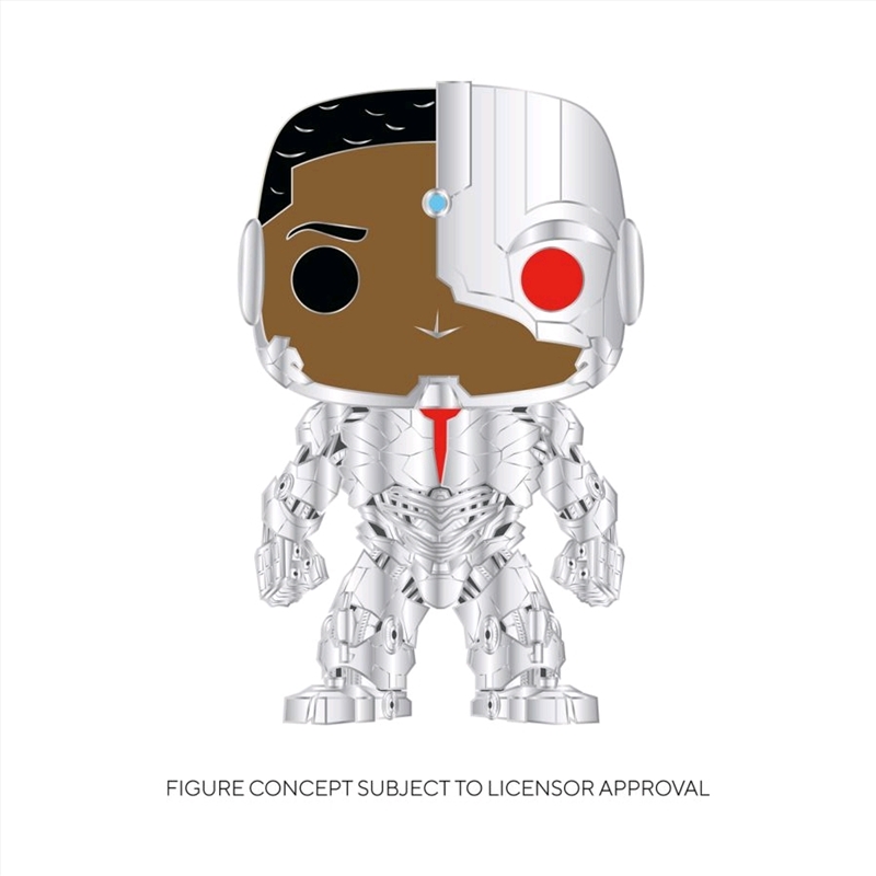 Cyborg - Cyborg 4" Pop! Enamel Pin/Product Detail/Buttons & Pins
