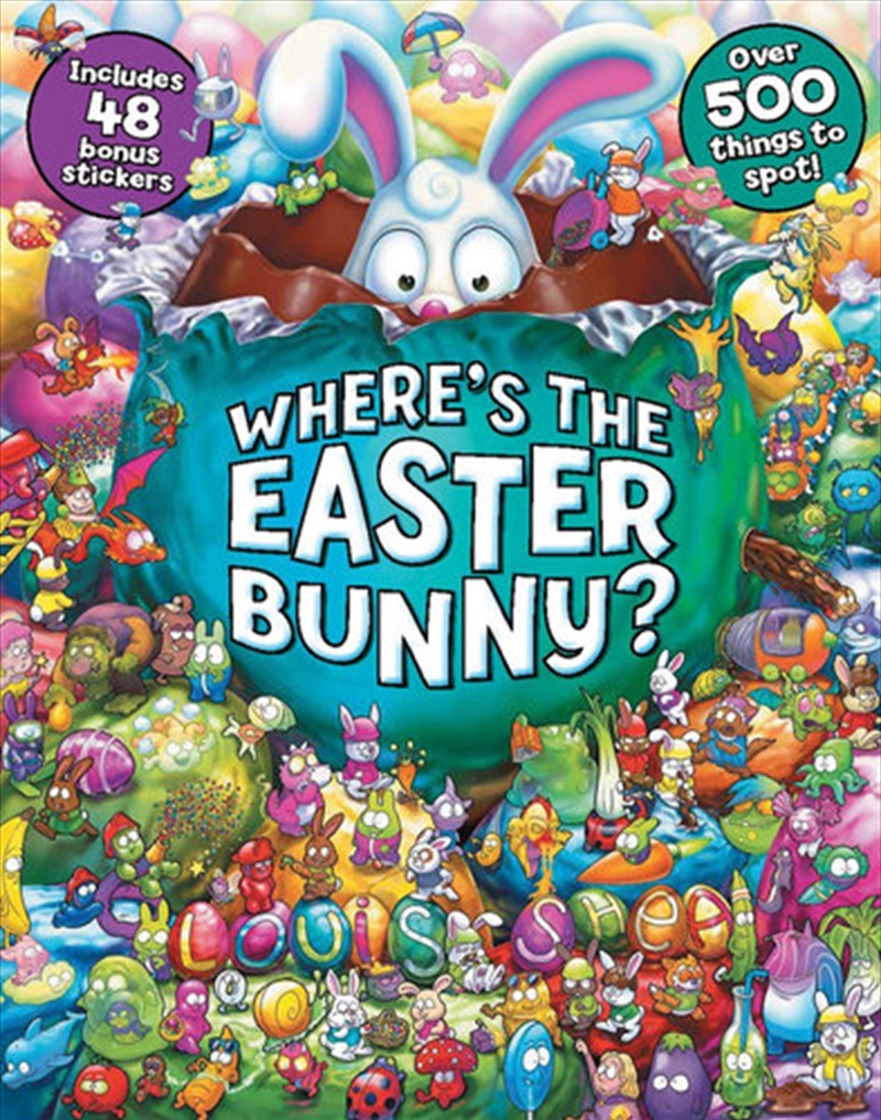 Where's the Easter Bunny with Stickers | Hardback Book