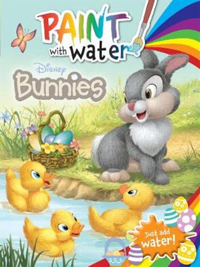 Disney Bunnies - Paint with Water | Paperback Book