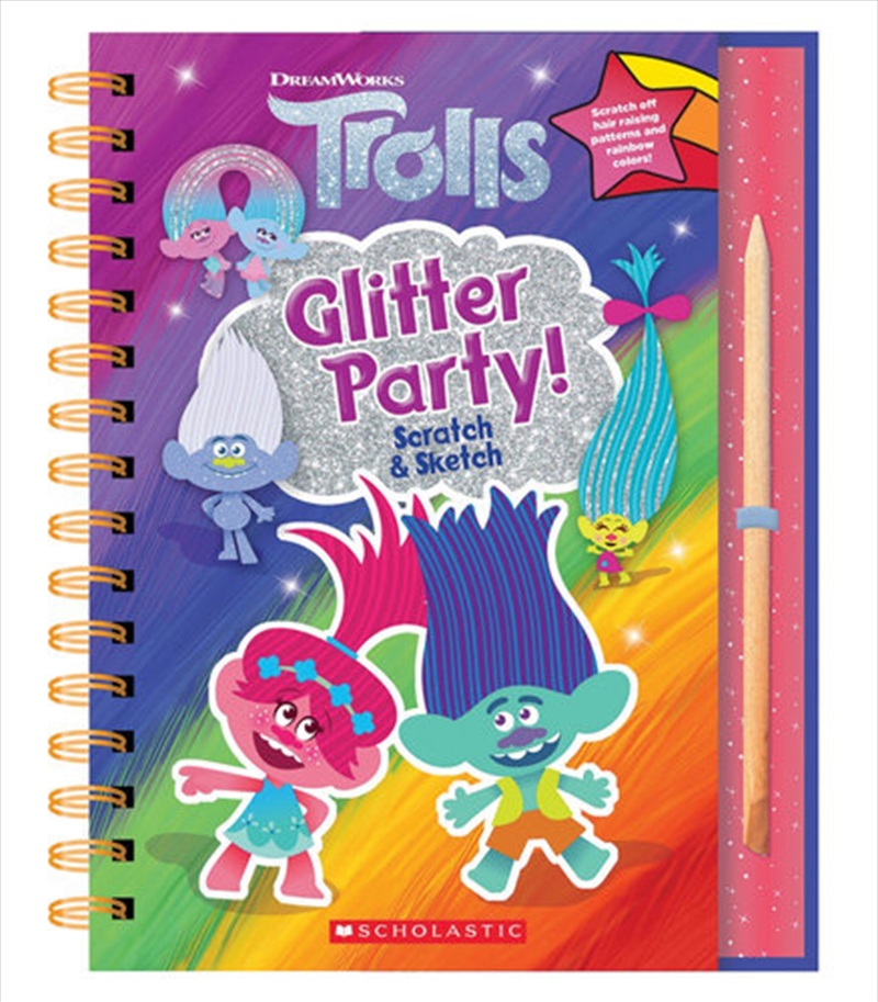 Trolls Glitter Party! Scratch & Sketch (DreamWorks) | Merchandise