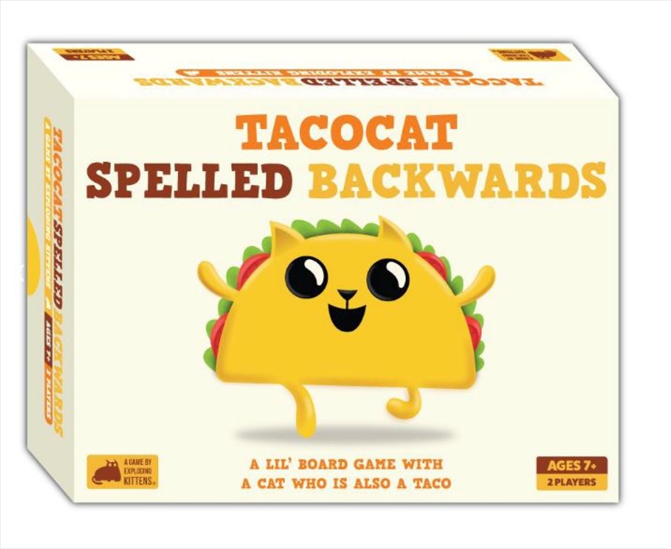 Tacocat Spelled Backwards/Product Detail/Card Games