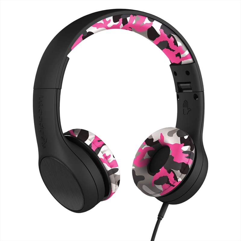 LilGadgets Connect+ Style Children’s Wired Headphones – Pink Camo | Accessories