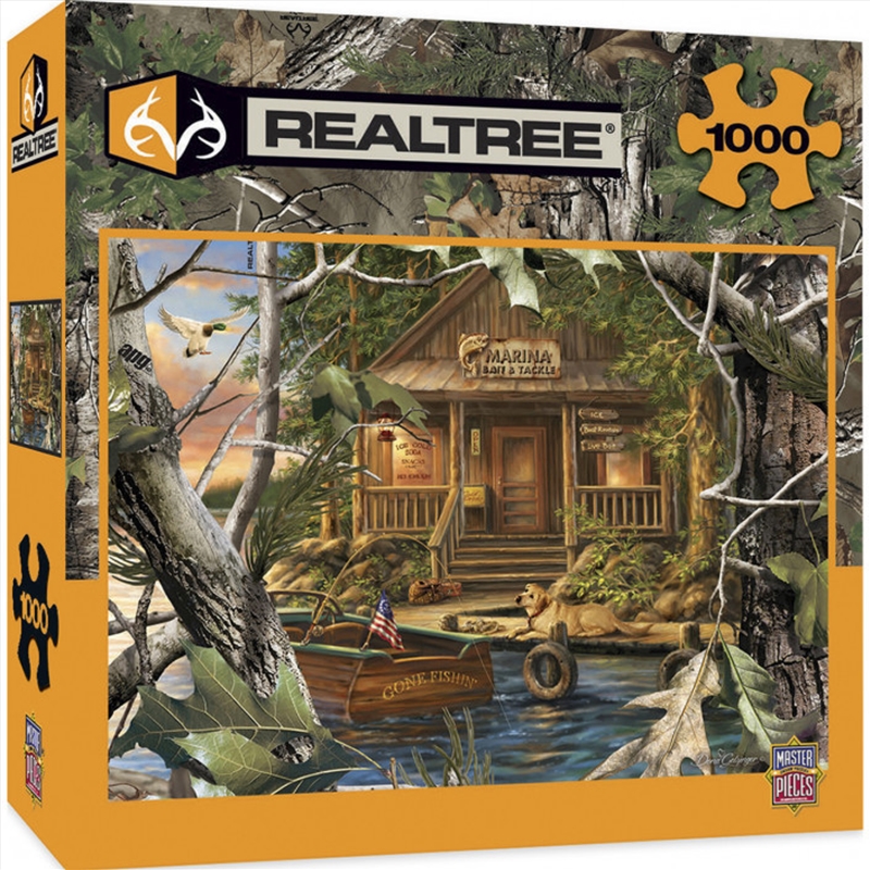 Masterpieces Puzzle Realtree Gone Fishing Puzzle 1,000 pieces/Product Detail/Nature and Animals