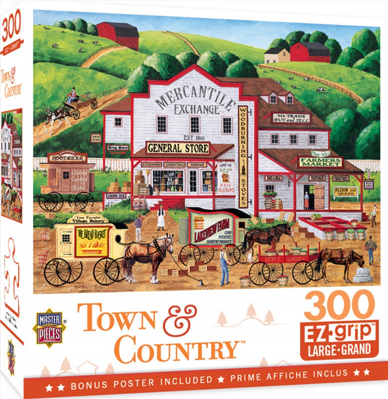 Masterpieces Puzzle Town & Country Morning Deliveries Ez Grip Puzzle 300 pieces/Product Detail/Destination