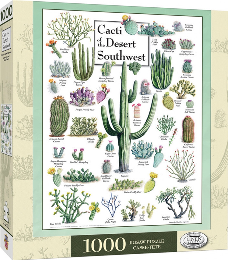 Masterpieces Puzzle Poster Art Cacti of the Desert Southwest Puzzle 1,000 pieces/Product Detail/Art and Icons