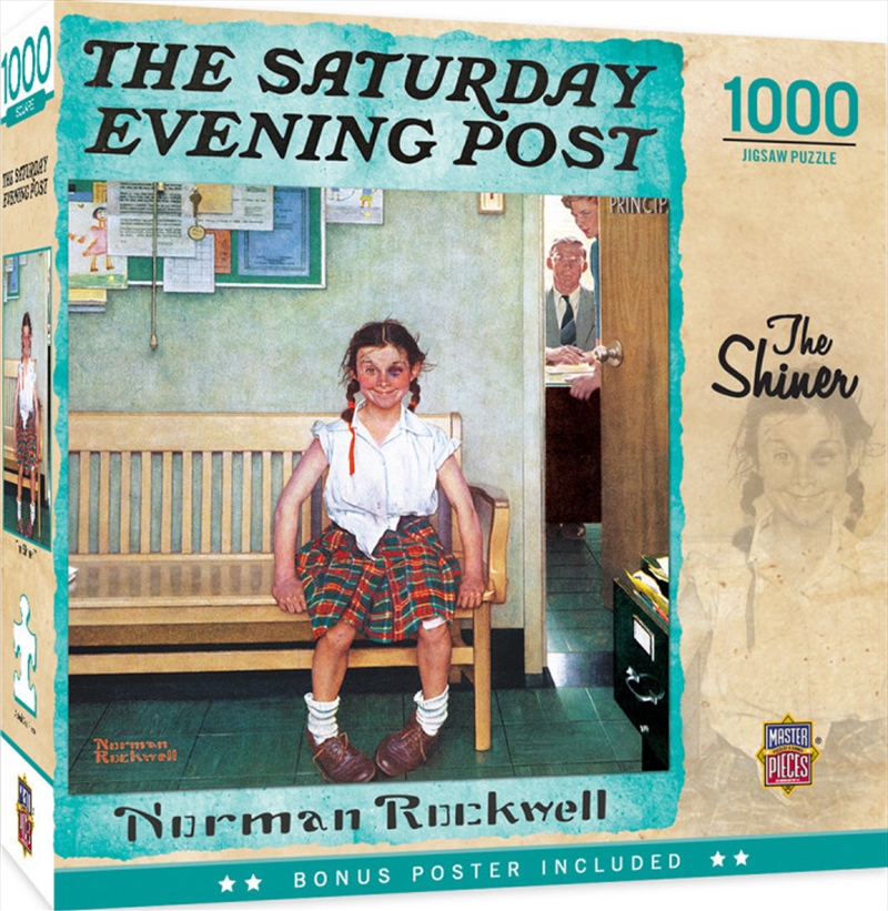 Masterpieces Puzzle The Saturday Evening Post Norman Rockwell the Shiner Puzzle 1,000 pieces/Product Detail/Art and Icons