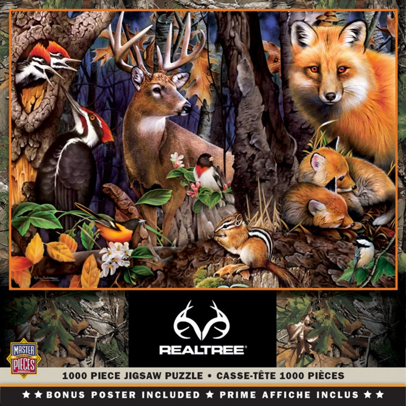 Masterpieces Puzzle Realtree Forest Gathering Puzzle 1,000 pieces/Product Detail/Nature and Animals