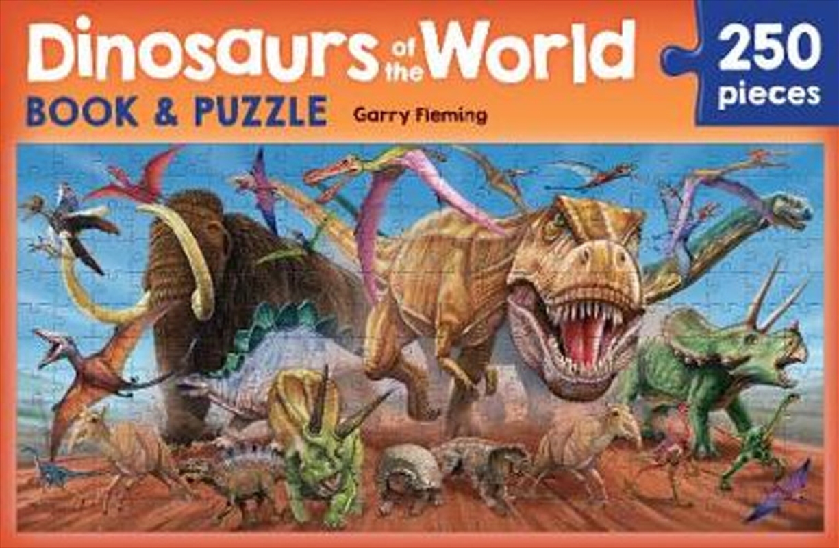 Dinosaurs of the World Book and Puzzle - 250 Piece Puzzle | Merchandise