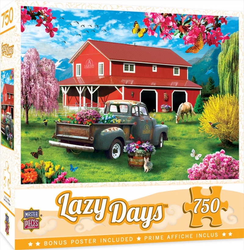 Masterpieces Puzzle Lazy Days A Farm's Alive Puzzle 750 pieces | Merchandise