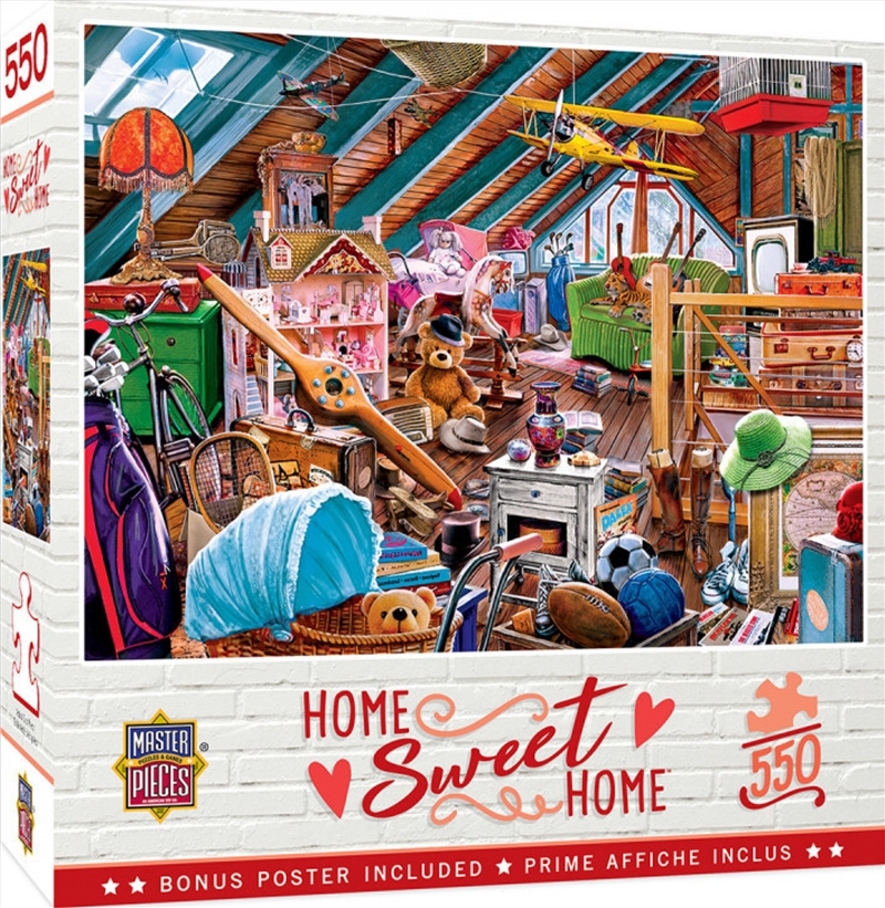 Masterpieces Puzzle Home Sweet Home Attic Secrets Puzzle 550 pieces/Product Detail/Destination