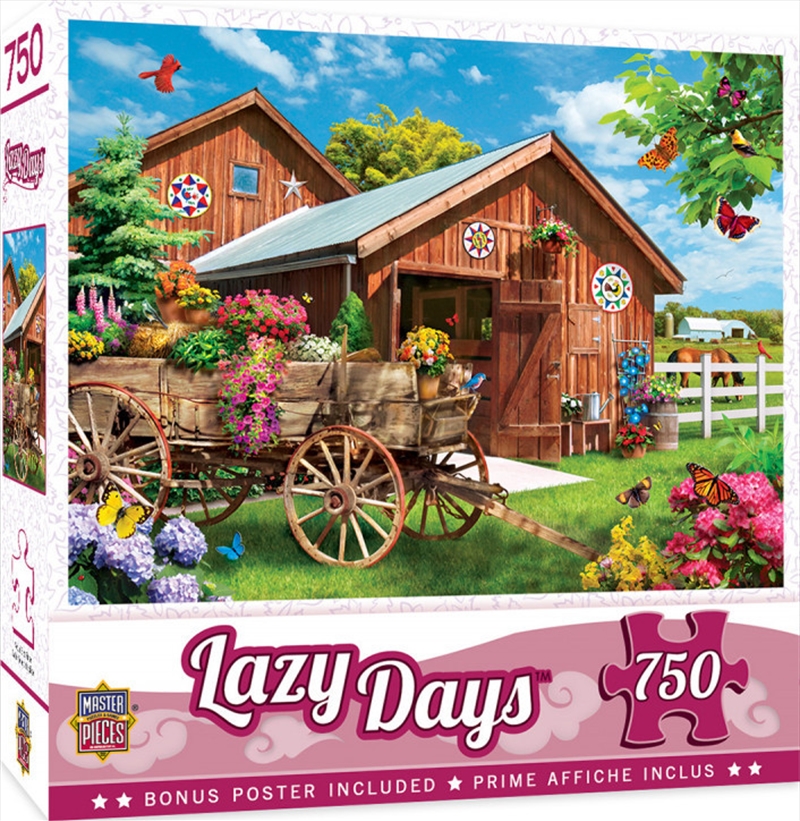 Masterpieces Puzzle Lazy Days Flying to Flower Farm Puzzle 750 pieces | Merchandise