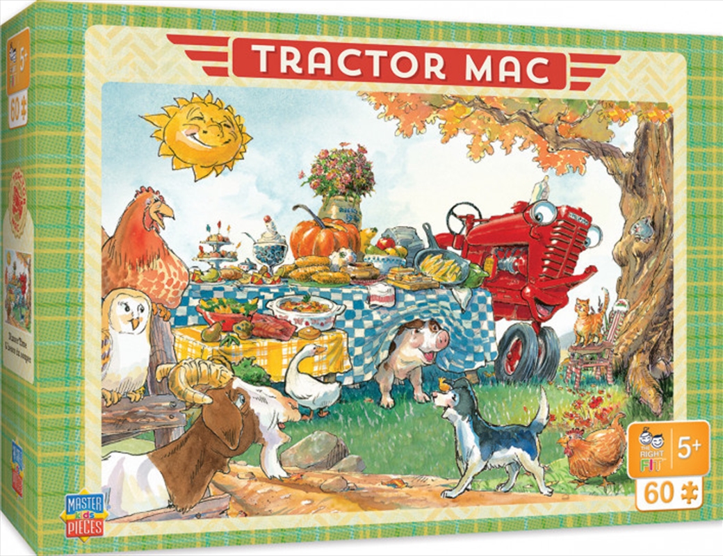 Masterpieces Puzzle Tractor Mac Dinner Time Puzzle 60 pieces/Product Detail/Education and Kids