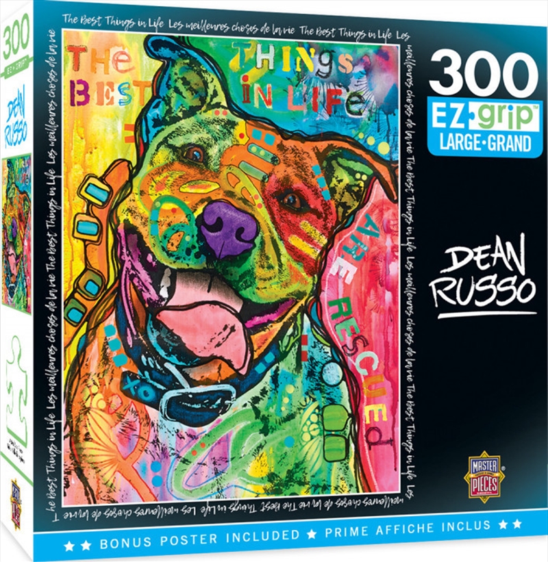 Masterpieces Puzzle Dean Russo The Best Things in Life Ez Grip Puzzle 300 pieces | Merchandise