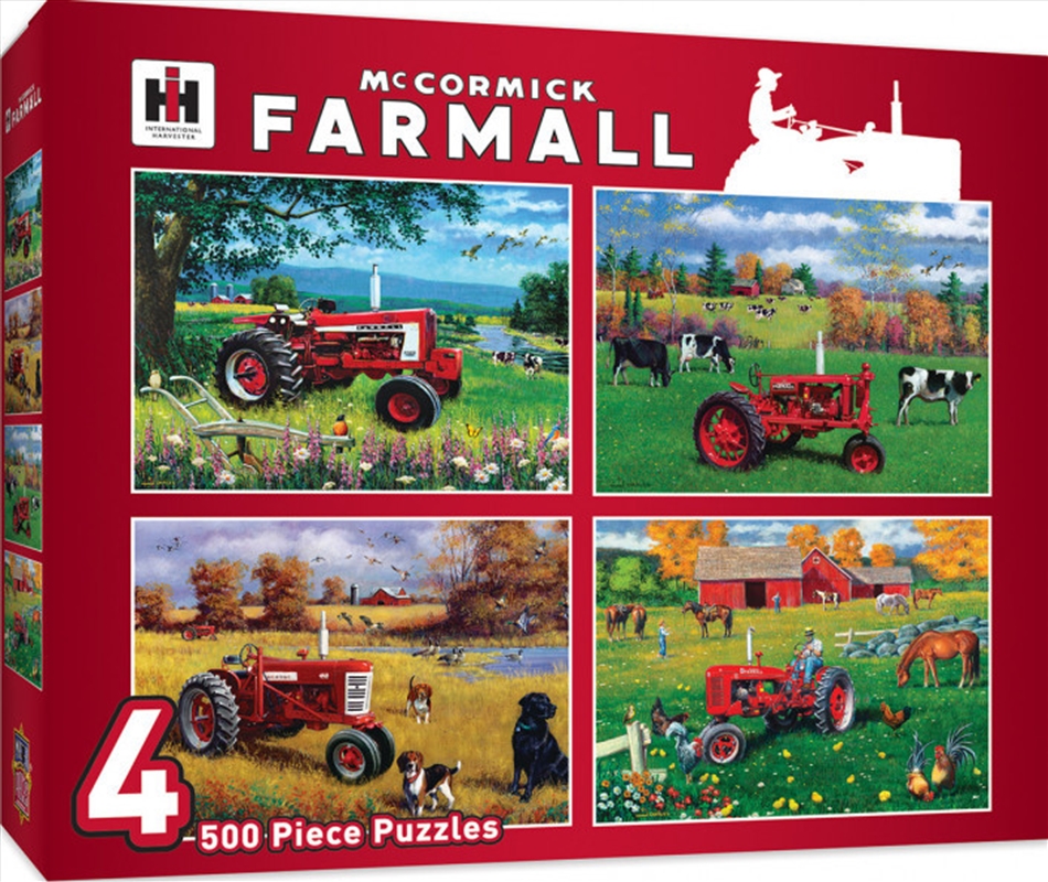 Masterpieces Puzzle 4 Pack McCormick Farmall Farmall 4 Pack Puzzle 500 pieces/Product Detail/Destination
