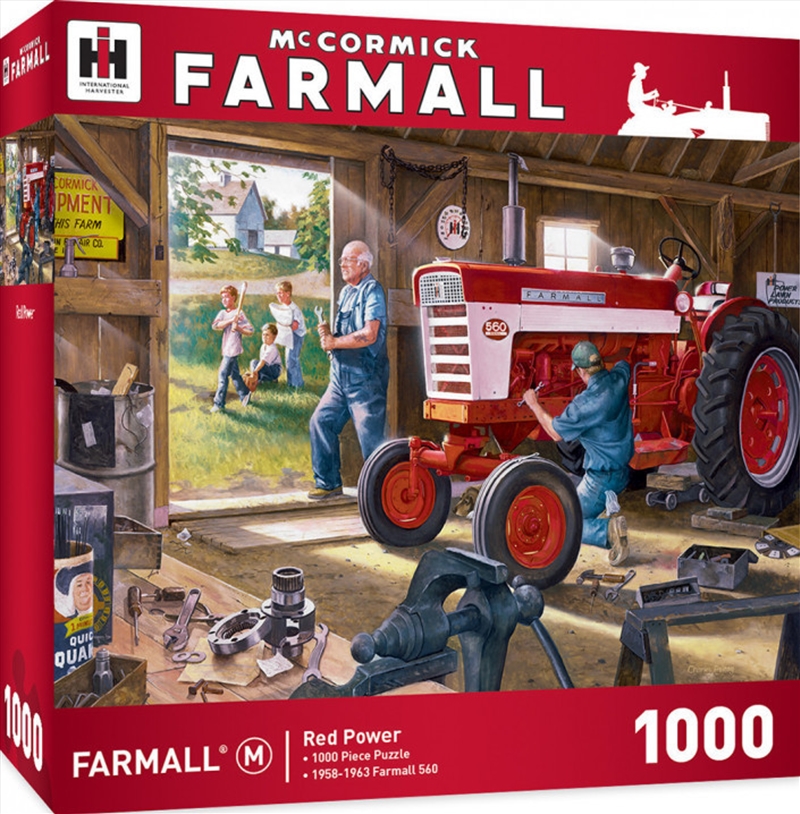 Masterpieces Puzzle Farmall Red Power Puzzle 1,000 pieces/Product Detail/Destination