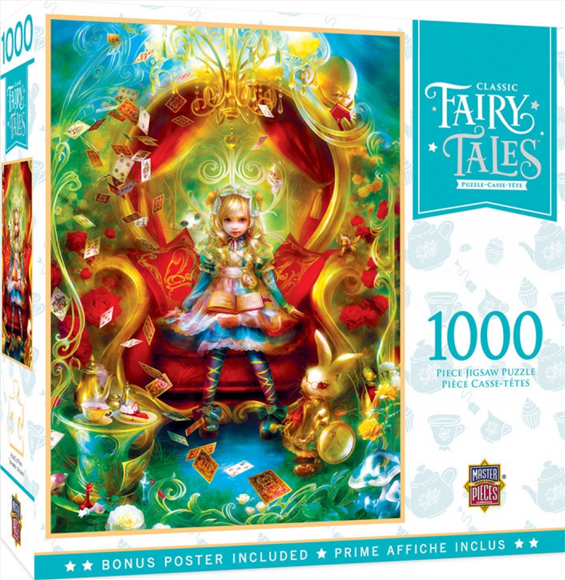 Masterpieces Puzzle Classic Fairy Tales Alice in Wonderland Tea Party Time Puzzle 1,000 pieces/Product Detail/Destination