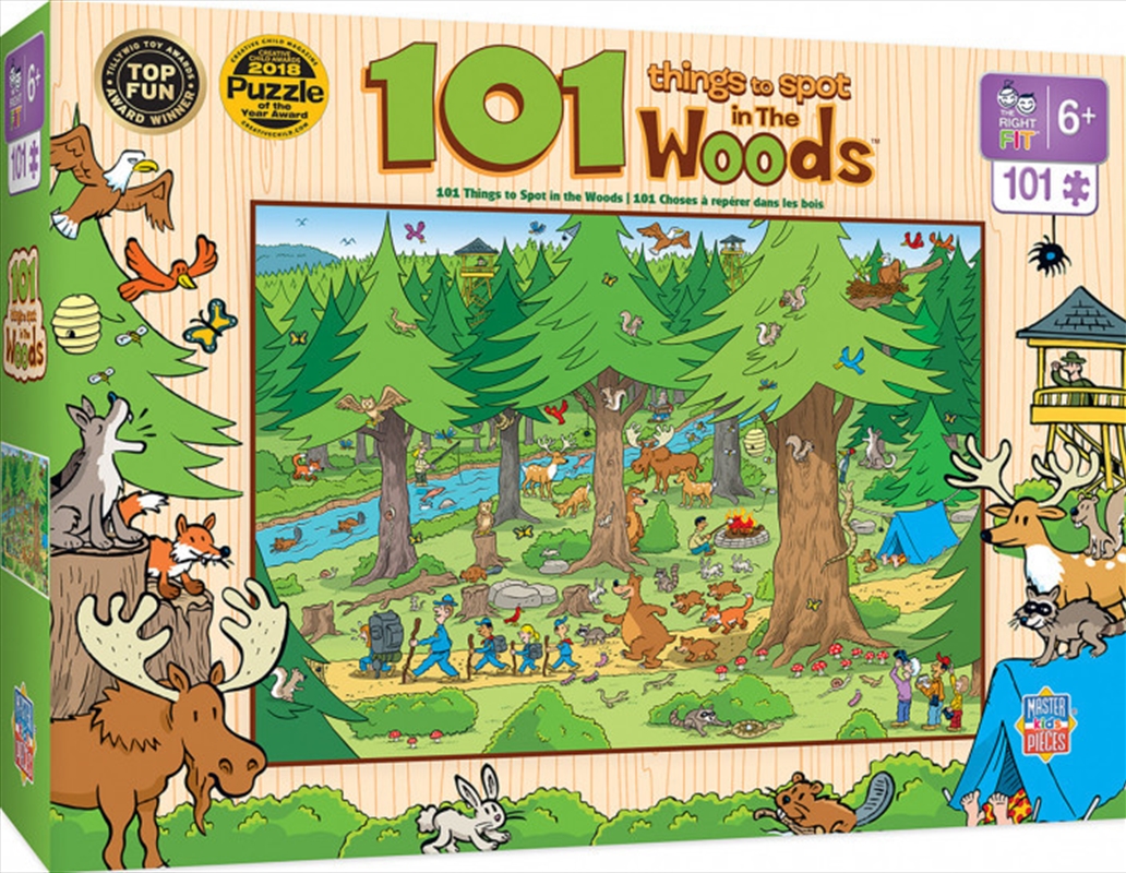 Masterpieces Puzzle 101 Things to Spot in the Woods Puzzle 101 pieces | Merchandise