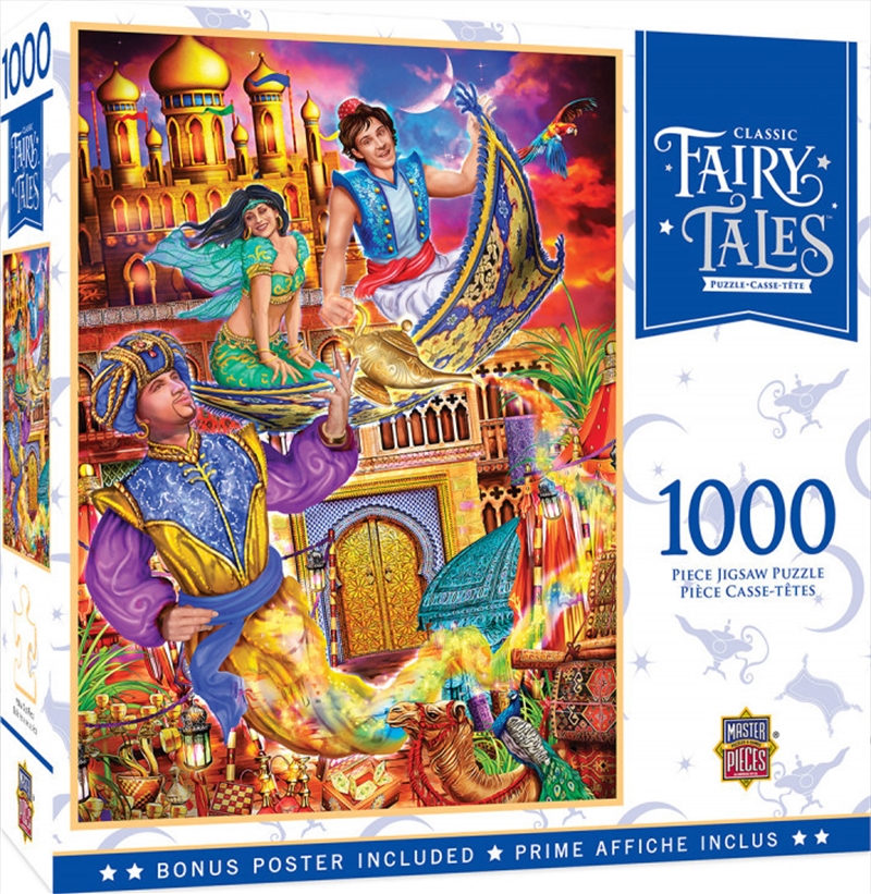 Masterpieces Puzzle Classic Fairy Tales Aladdin Puzzle 1,000 pieces | Merchandise