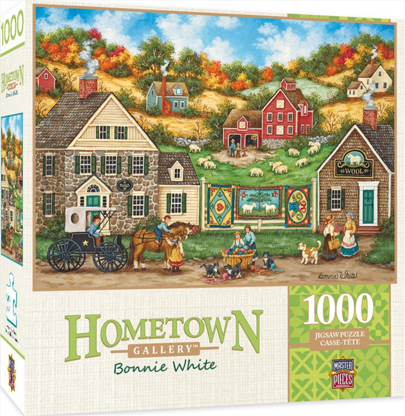 Masterpieces Puzzle Hometown Gallery Great Balls of Yarn Puzzle 1,000 pieces/Product Detail/Crime & Mystery Fiction