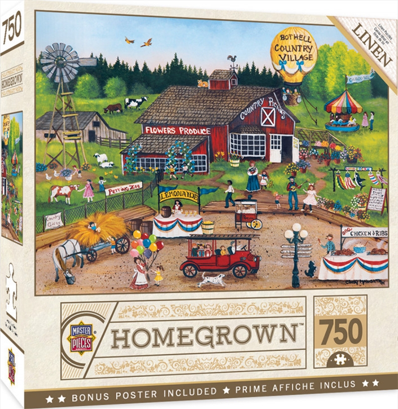 Masterpieces Puzzle Homegrown Country Pickens Puzzle 750 pieces | Merchandise