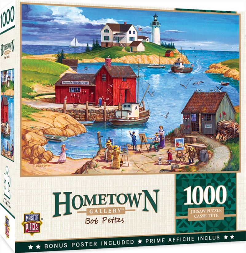 Masterpieces Puzzle Hometown Gallery Ladium Bay Puzzle 1,000 pieces | Merchandise