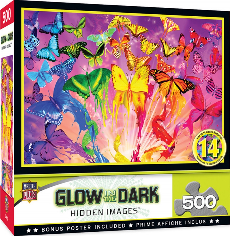 Masterpieces Puzzle Hidden Image Glow Metamorphosis Puzzle 500 pieces/Product Detail/Art and Icons