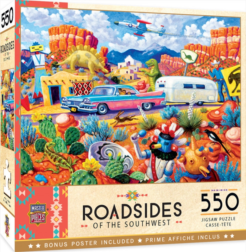 Masterpieces Puzzle Roadside of the Southwest Off the Beaten Path Puzzle 550 pieces | Merchandise
