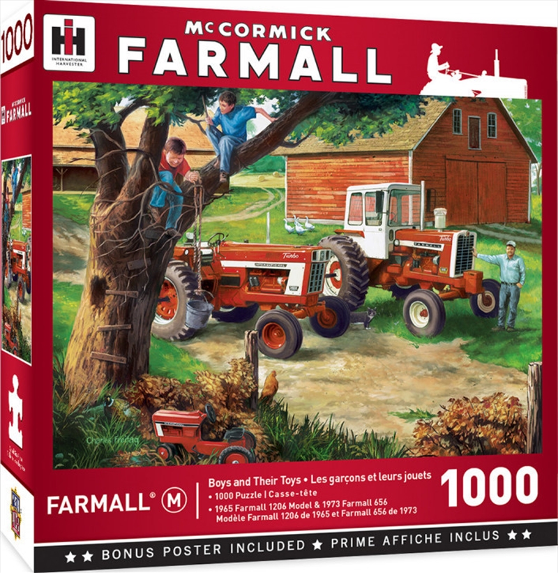 Masterpieces Puzzle Farmall Boys and Their Toys Puzzle 1,000 pieces\/Product Detail/Destination